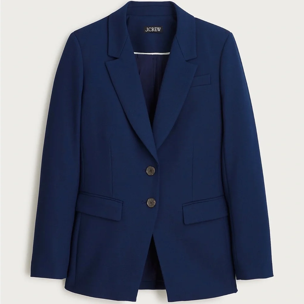 NWT J. Crew Navy Blue Madelyn Blazer In Four-Season Stretch Womens Sz 24
